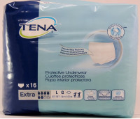 Tena Extra Protective Underwear Extra Absorbency Large 45"- 48"