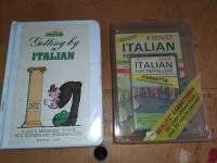 Lot of 2 Italian Learning Guides For Beginners and Travellers