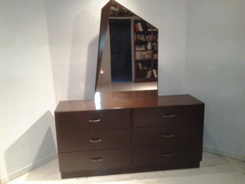 meuble à linge 6 tiroirs avec miroir Commodes et armoires