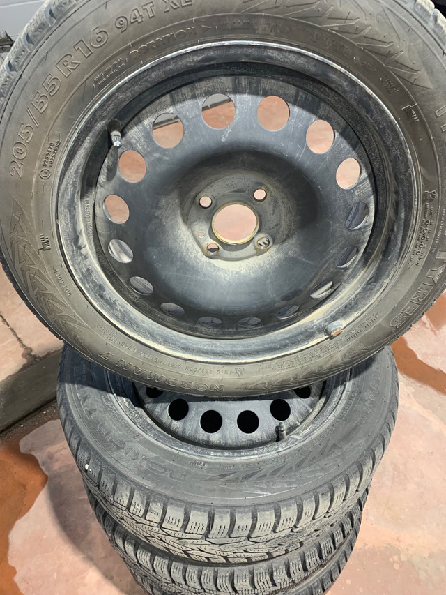 Nokian Winter tires 205/55/R16 in Tires & Rims in Vernon - Image 2