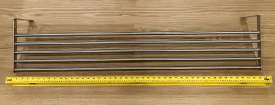 Wall mounted rack/shelf with 5 rungs, View more