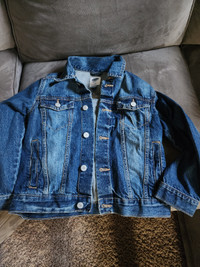 Kids denim jean jackets size medium