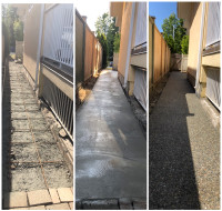 Concrete sidewalks / patios / driveways 
