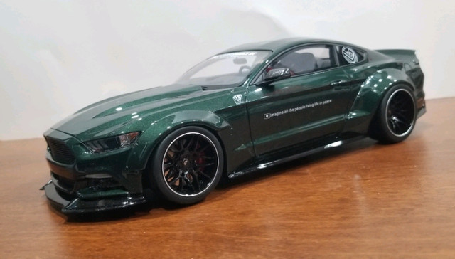 1/18 GT Spirit Mustang GT500 LB Works Wide body Green in Arts & Collectibles in Markham / York Region - Image 2