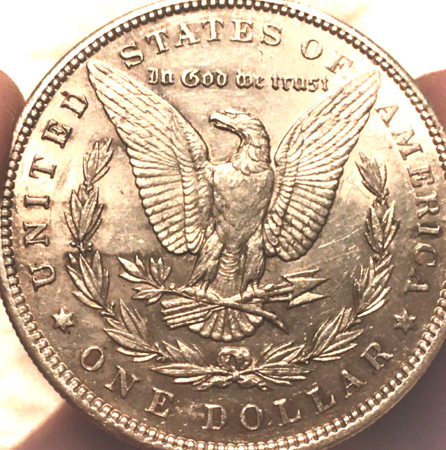 U.s silver Morgan silver dollar from 1896 incredible shape! coin in Other in London - Image 2