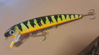 10" Jake musky lure. New custom colors available 