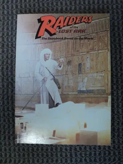 Vintage Raiders of the Lost Ark Storybook 1981 item is in fine shape . Almost perfect front cover. B...