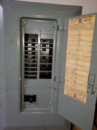 Square D Electrical panel with 14 breakers includedfor sale $230
