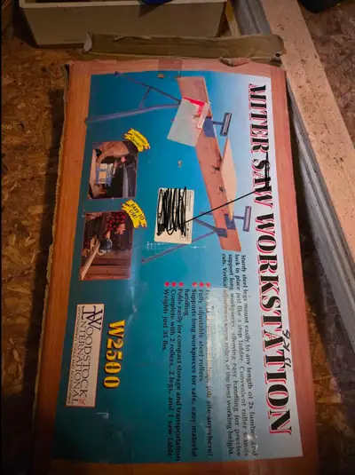 Woodstock International W2500 Miter Saw Workstation, View more