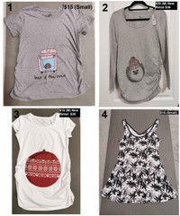 Maternity Clothes (Shirts) -Small, Medium
