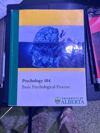 Psychology 104 U of A