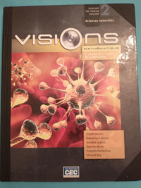 Visions:  Mathématique  3e année 2e cycle du secondaire