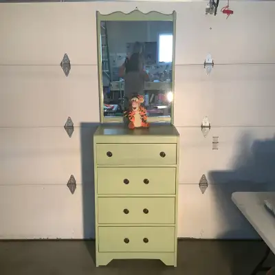 Vintage Baronet Chest and Mirror, View more