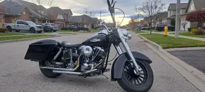 1977 harley-davidson flh. 74ci 4 speed . Ev27 cam with velva touch lifeter setup , Wiseco pistons ,...