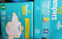 Pampers/Huggies (NB-Size 7) Diapers Box NEW SEALED