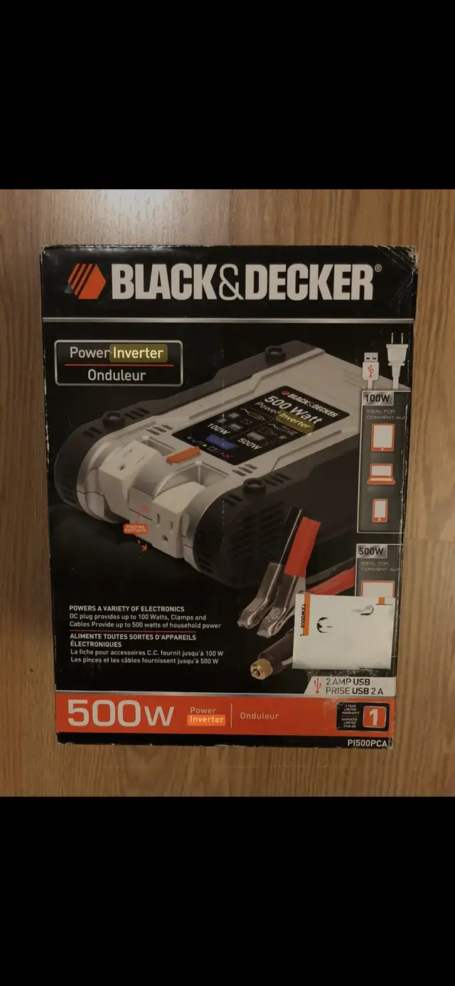 500 W inverter. $60. ( 2 left. ) BRAND NEW in box. in General Electronics in London - Image 2