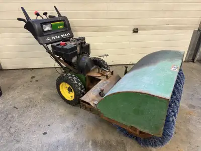 This used John Deere sweeper and snowblower combo is ready to tackle any snow removal task! It has b...