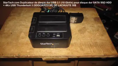 StarTech.com Duplicateur de disque dur USB 3.1 (10 Gbit/s) pour, View more