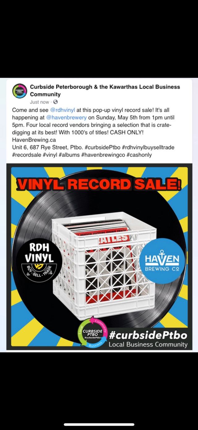 Pop Up Record sale in CDs, DVDs & Blu-ray in Peterborough