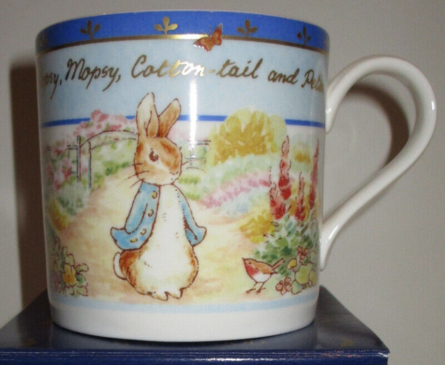 NEW IN BOX WEDGWOOD PETER RABBIT MILLENNIUM MUG in Arts & Collectibles in Hamilton