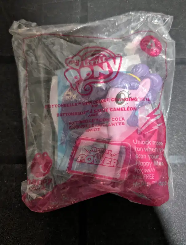 2016 My Little Pony MLP ButtonBelle with Color Changing Tail McD