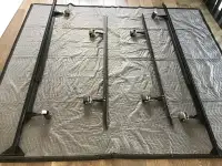 King metal bed frame