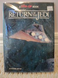 Vintage Star Wars Return of the Jedi Pop Up Book 1983 *SEALED*