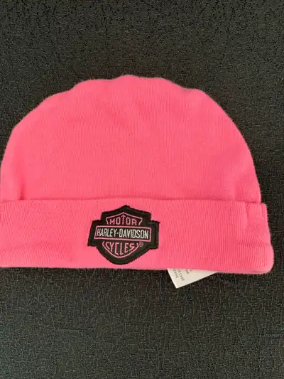 Harley-Davidson Pink Baby Beanie, View more