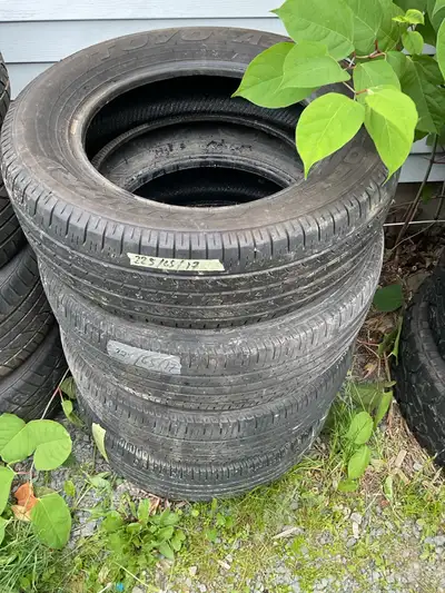 These are a set of four tires, size 225/65/17, suitable for various vehicles. These tires have been...