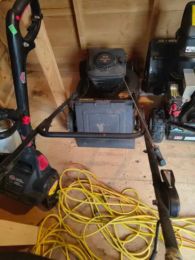 Gas lawn mower and snow blower , View more