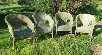 Four Wicker Chairs, View more
