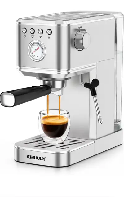 Brand New CHULUX Kom-Pro 20 Bar Espresso Machine, View more