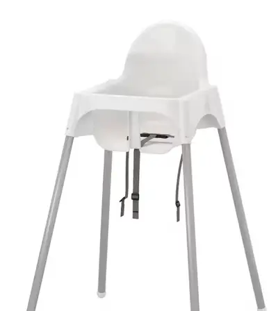 IKEA high chair. Excellent condition, only used once or twice (used when visiting Grandma).