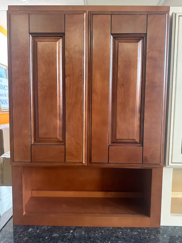 Bathroom wall cabinet, medicine cabinet on sale-all wood in Multi-item in Markham / York Region - Image 8