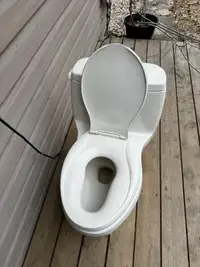 Toilet with built in child seat