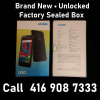 Brand New Unlocked • Alcatel Android phone in Factory Sealed Box