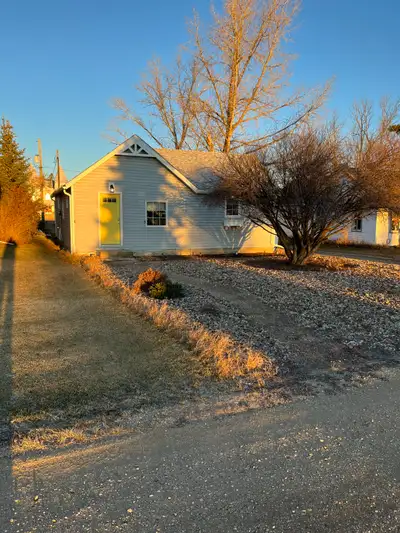 Furnished House for rent Located in Chamberlain Sask New appliances, furnace, hot water tank Looking...