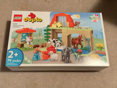 Lego Duplo Caring for Animals at the Farm #10416 - $75 This 74 piece set was released in 2024. New i...