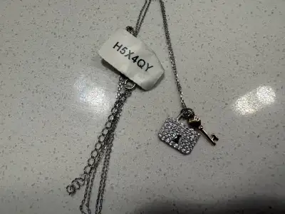 New Charmed Aroma Lock & Key Necklace , View more