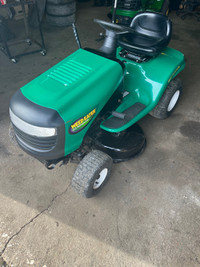 Weed eater ride on lawnmower 