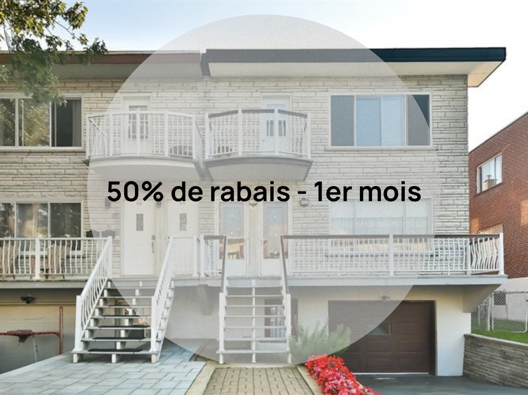 50%  de rabais 1er mois - 2 chambres + 1 bureau - LaSalle — photo 1