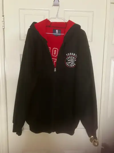 Black Raptors Heavy Jacket- Size XL, View more