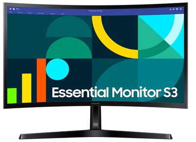Samsung 27-inch FHD Black Curved Screen Monitor, View more