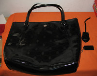 Coach Bag / Purse Black Lots Of Pockets Zipper -BRAND NEW-