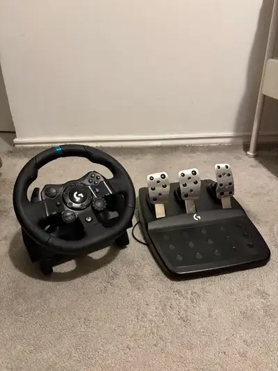 Logitech G923 Steering Wheel, View more