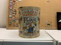 Golden Harvest Flour tin