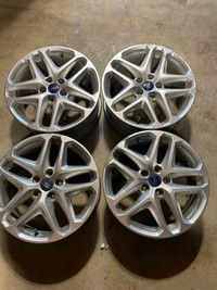 (4) 17" 5x108mm Ford Aluminum Wheels