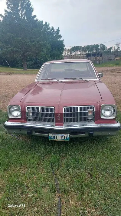 "1975 Oldsmobile omega" cousin car to the chevy nova. Automatic transmission paired with a (260ci v8...
