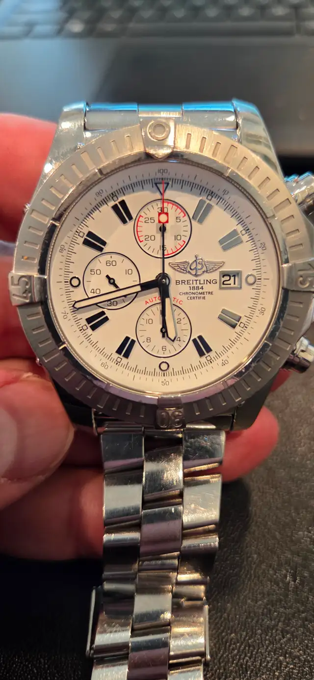 Breitling Super Avenger White Face