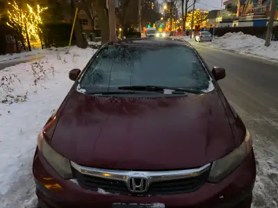 2012 HONDA CIVIC EX Power sunroof, windows, door locks. Cruise control, Air conditioning Alloy rims...